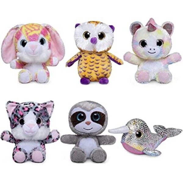 Nleio Juego de peluches de 7 pulgadas con unicornio