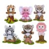 Nleio Juego de juguetes de peluche de animales de peluche_2