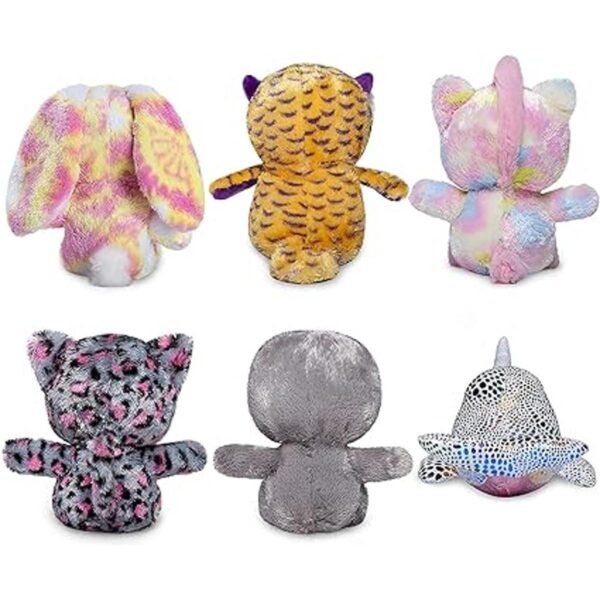 Nleio Juego de peluches de 7 pulgadas con unicornio