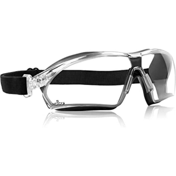 NoCry Gafas de seguridad ligeras con lentes transparentes_1