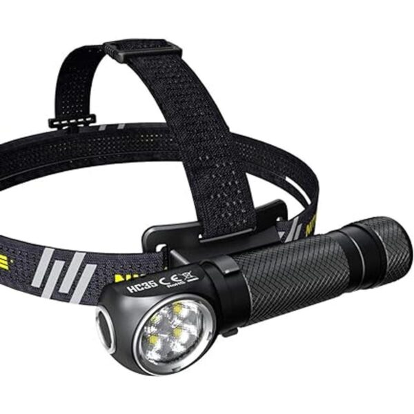 Nitecore HC35 Linterna frontal recargable LED 4 pilas de