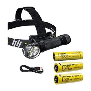 Nitecore HC35 Linterna frontal recargable LED 4 pilas de