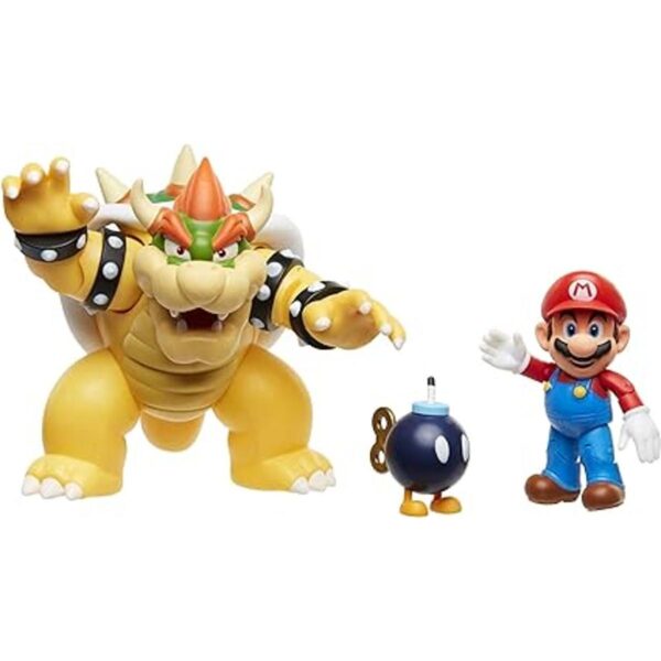 Nintendo Super Mario Bowser BOB OMB figura paquete de_2