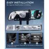 Nilight Ensamblaje de faros delanteros para Chevy Blazer_3