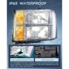 Nilight Conjunto de faros delanteros Sierra 1500 2007_5