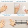 Nieifi Shower Caddy Shelf with Hooks Storage Rack
