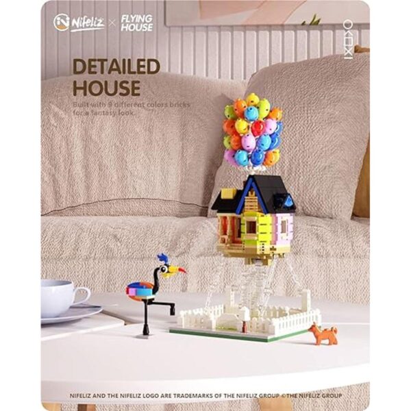 Nifeliz Juego de construcción de casa voladora para niños_2