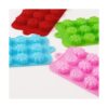Newk Moldes de silicona en forma de flor 4 paquetes de 15