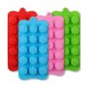 Newk Moldes de silicona en forma de flor 4 paquetes de 15