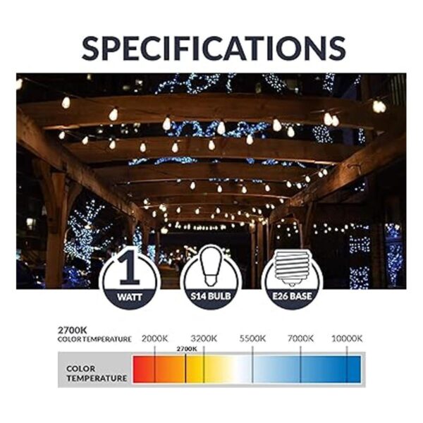 Newhouse Lighting S14LED30P Serie de bombillas LED S14 de