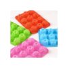 Newk Molde de silicona con forma de flor 4 paquetes de 12_5