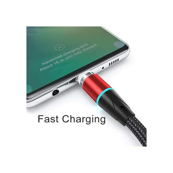 NetDot Gen12 Micro USB y USBC 6.6ft3 Pack rojo Cable de_2