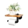 NearMoon Soporte de papel higiénico industrial con estante_1