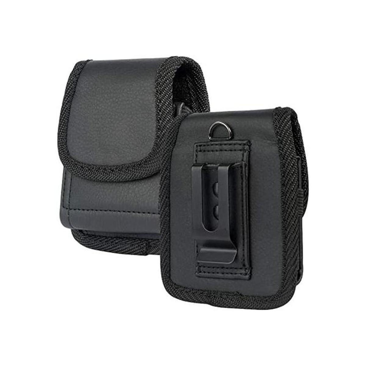Nakedcellphone Funda vertical de piel vegana con trabilla