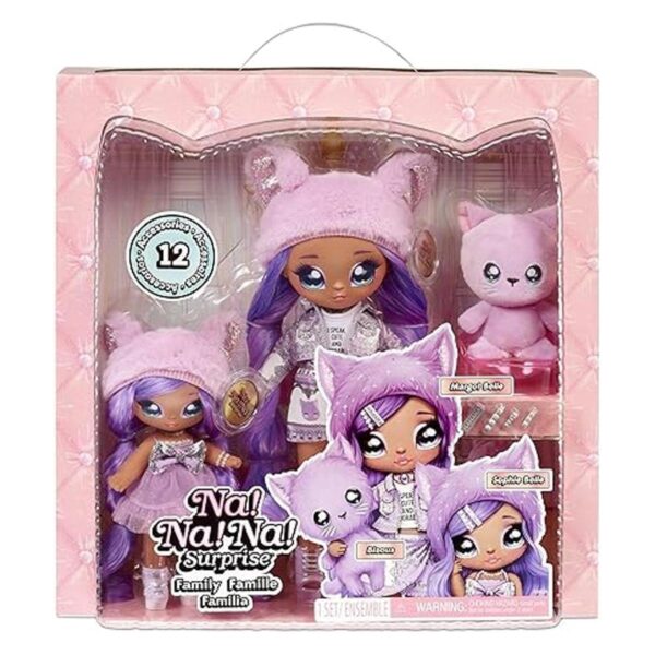 Na Surprise Muñeca suave familiar de 2 muñecas de moda_6