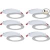 Nadair SL61125CT6WHBN 6 Recessed Ultra 3 Builtin Color_1