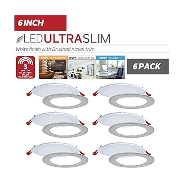 Nadair SL61125CT6WHBN 6 Recessed Ultra 3 Builtin Color_2