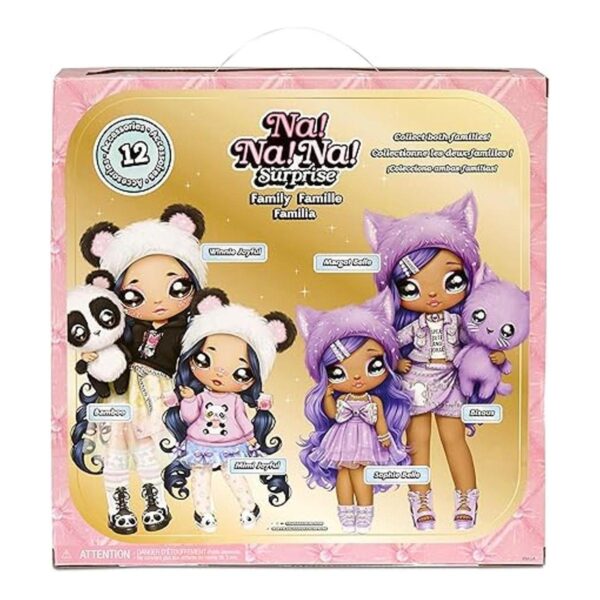 Na Surprise Muñeca suave familiar de 2 muñecas de moda_5
