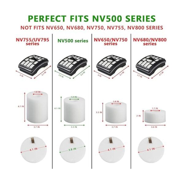 NV500 Filtro de repuesto para Shark Rotator Pro LiftAway_2