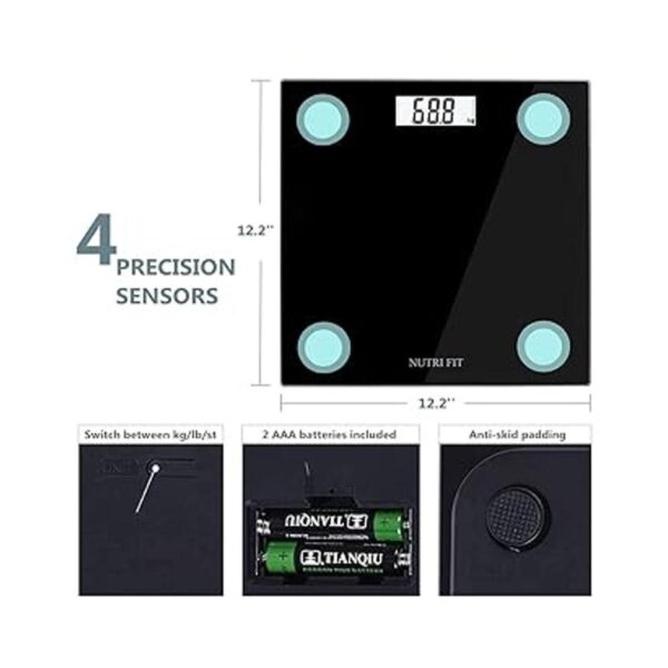 NUTRI FIT Báscula digital de baño de peso corporal 400_3
