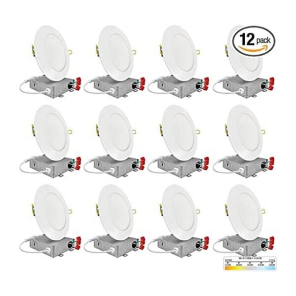 NUWATT Downlight LED redondo de techo de 4 pulgadas_1