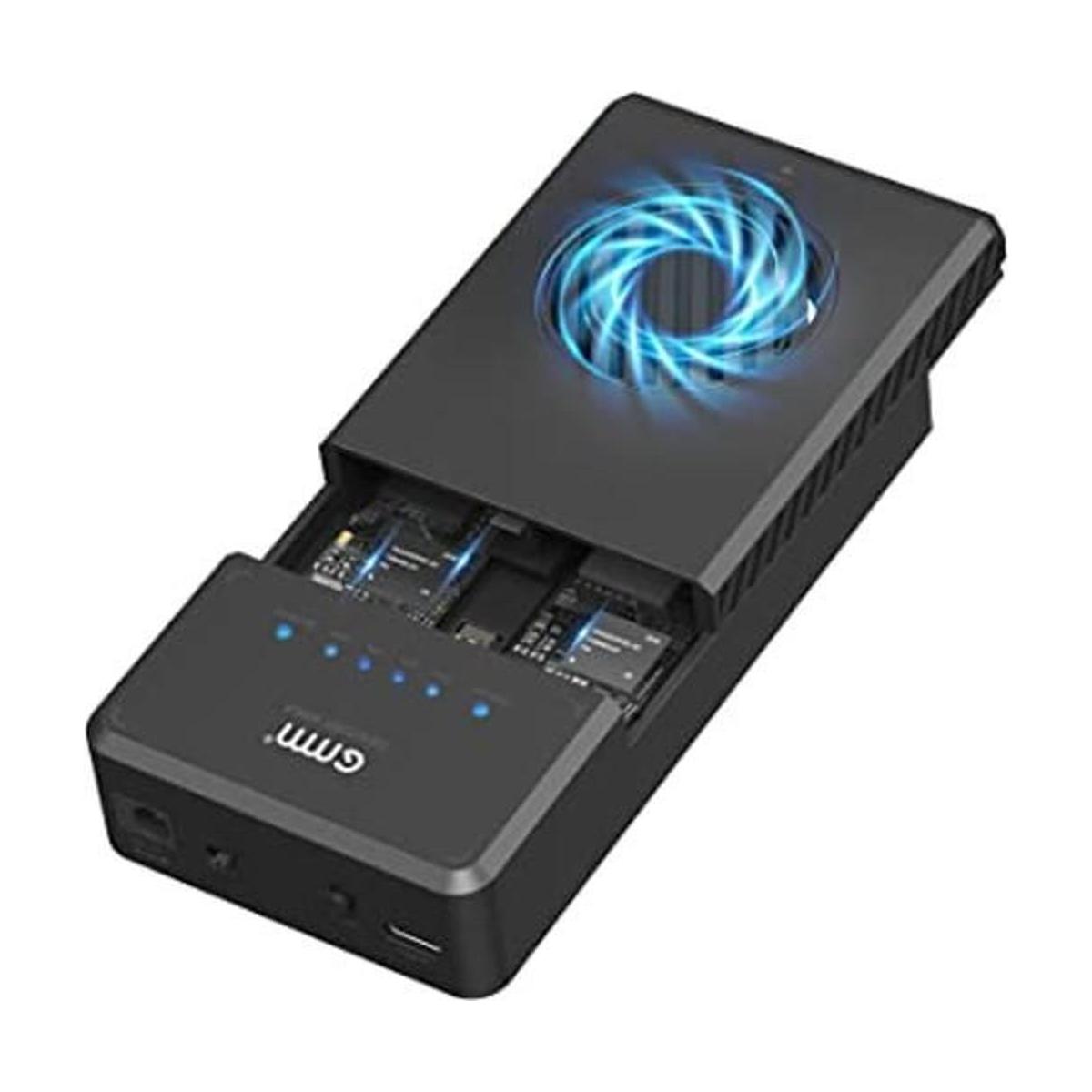 NVMe M.2 Duplicador de doble bahía clon adaptador USB a