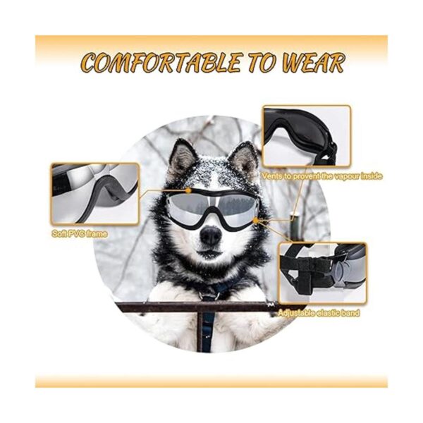 NVTED Dog Sunglasses Dog Goggles UV Protection Wind_2