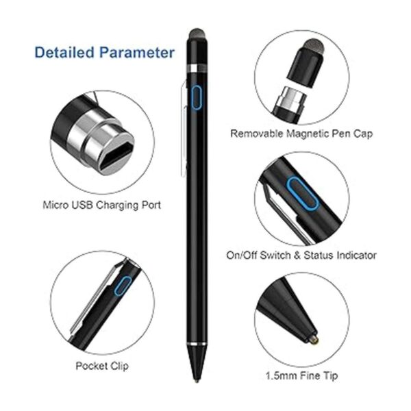 NTHJOYS Lápiz óptico universal de punta fina para iPad_2