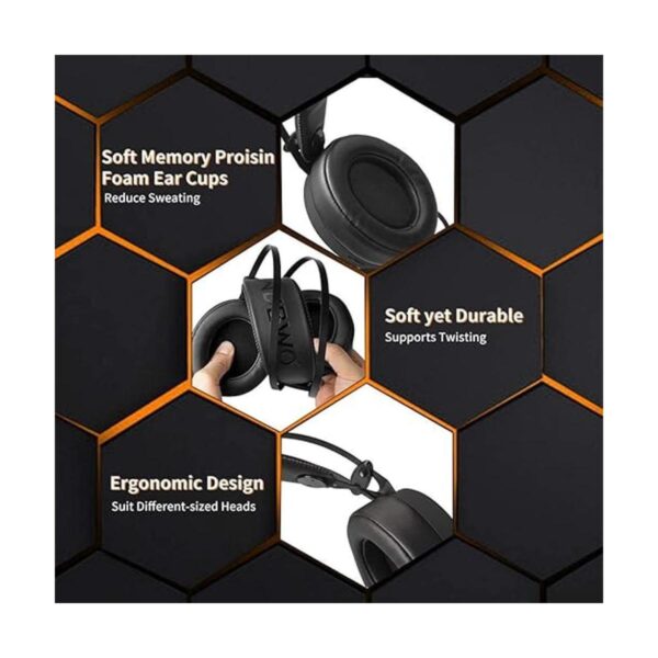 NUBWO Auriculares para juegos PS4 N7 estéreo Xbox One_4
