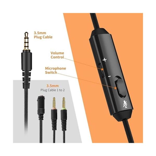 NUBWO Auriculares para juegos PS4 N7 estéreo Xbox One_2