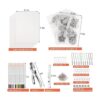NOVWANG El kit de hojas de plástico termorretráctil de 198