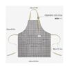 NLUS Paquete de 2 delantales de cocina impermeables