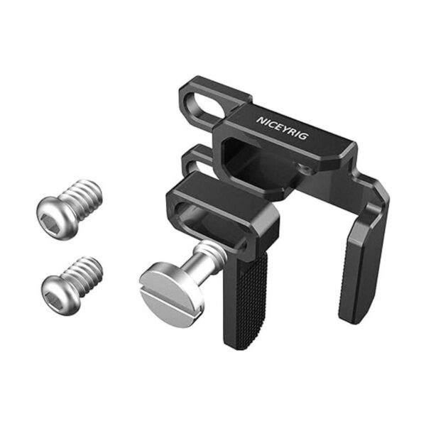 NICEYRIG Abrazadera de bloqueo de cable HDMI para cámara