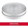 NESCO TR2 Bandejas redondas de plástico blanco de 15 12