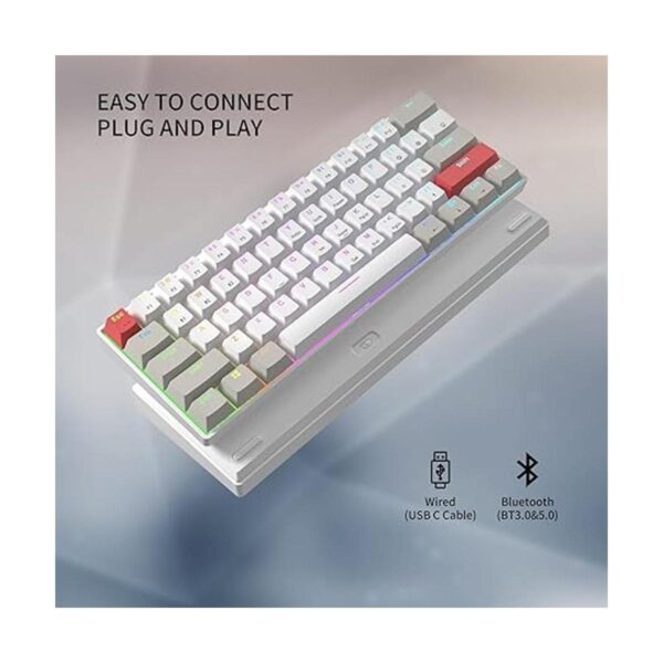 NEWMEN GM610 Teclado mecánico inalámbrico para juegos_2