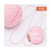 NICEEC Hilo de peso deportivo de 6 x 1.76 oz para tejer de