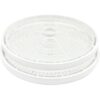 NESCO TR2 Bandejas redondas de plástico blanco de 15 12