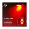 NBWDY Juego de 2 luces LED rojas de 6.6 pulgadas 16 luces_5