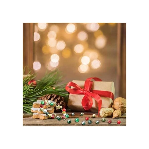NBEADS alrededor de 180 piezas de perlas de Navidad mixtas