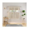 NATUS WEAVER Juego de 3 cortinas de algodón para ventana