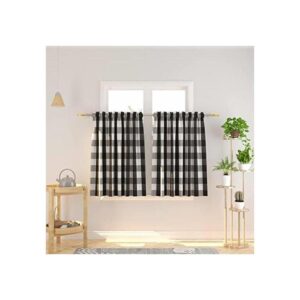 NATUS WEAVER Cortinas de algodón para ventana de cocina_1