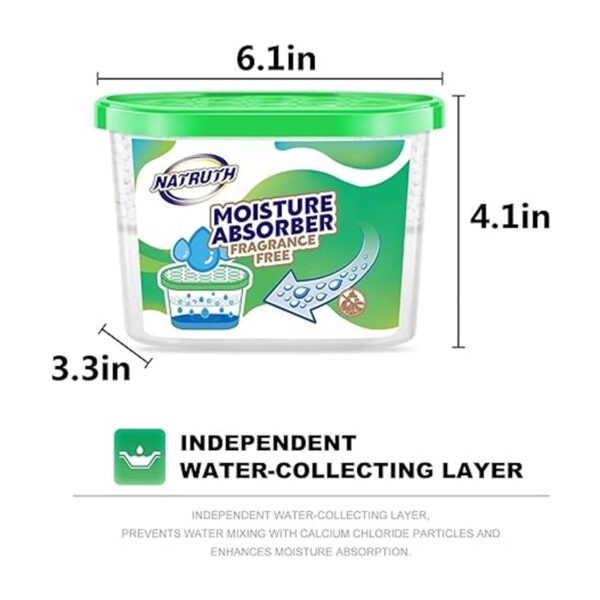 NATRUTH Paquete de 6 absorbentes de humedad sin fragancia
