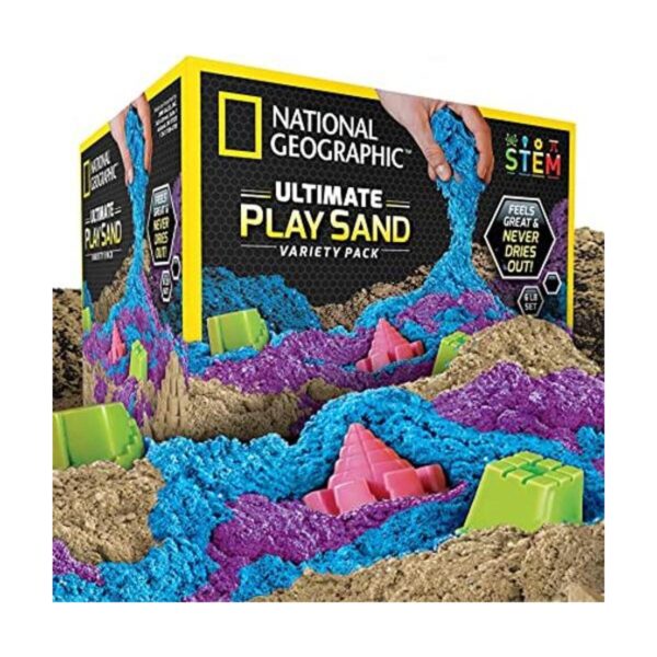 NATIONAL GEOGRAPHIC Play Sand Combo Pack 2 libras. Cada_1