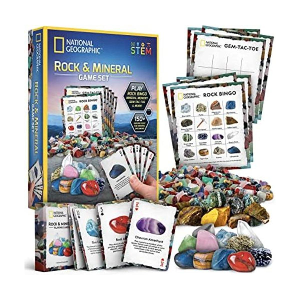 NATIONAL GEOGRAPHIC juego de bingo de rocas juego de la