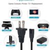 NAHAO Cable de alimentación AC compatible con Vizio TV_3