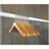 NAHANCO MINI812 Perchas de madera para muñecas de ropa_4