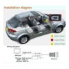 NH para Lexus IS250 IS300 es 250 300 2006 2013 cámara_4