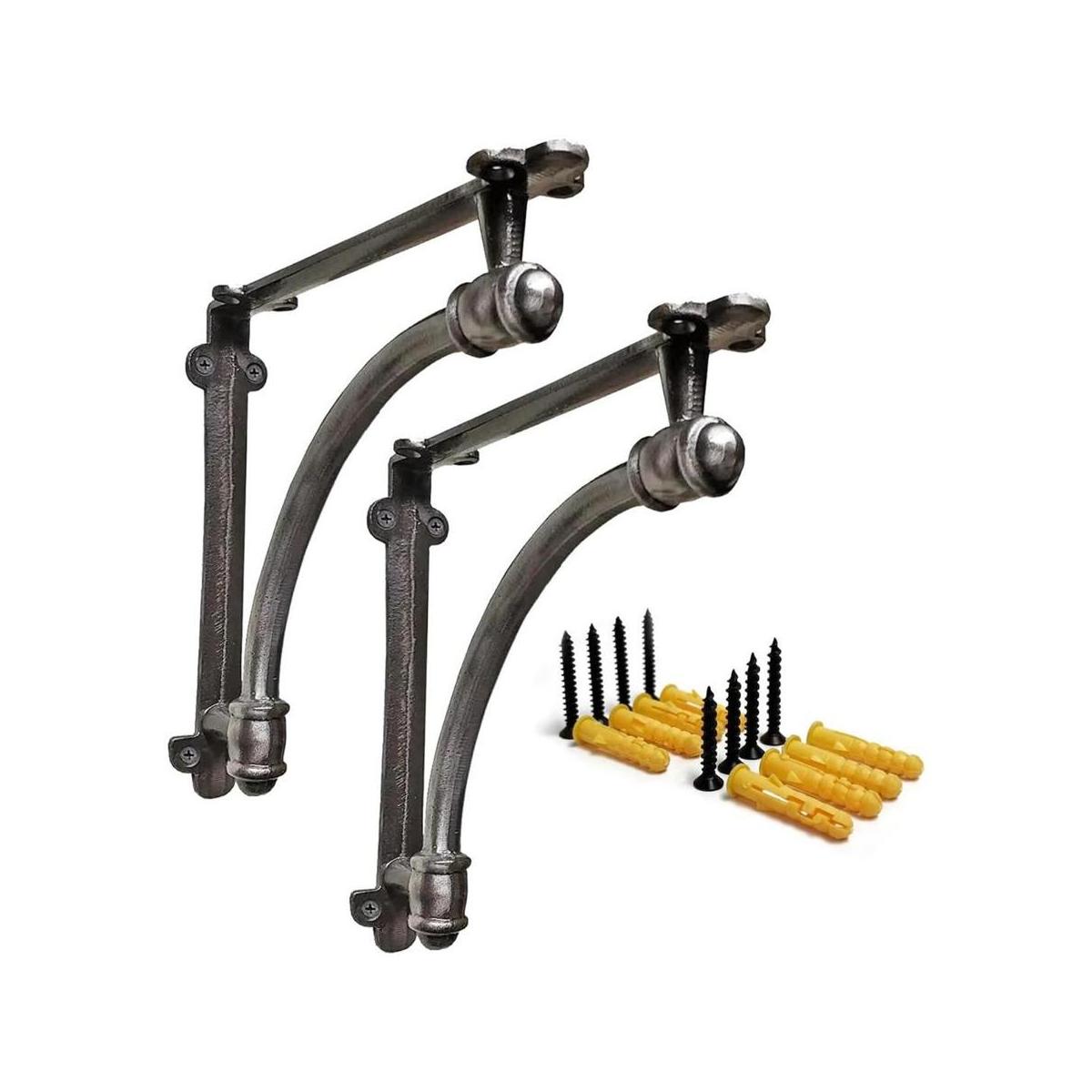 NACH Soporte de estante de pared medio redondo resistente