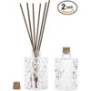 MyGift Juego de 2 botellas difusoras de cristal con tapa_1
