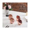 MyGift Juego de 4 copas de vino sin tallo con acento de_4